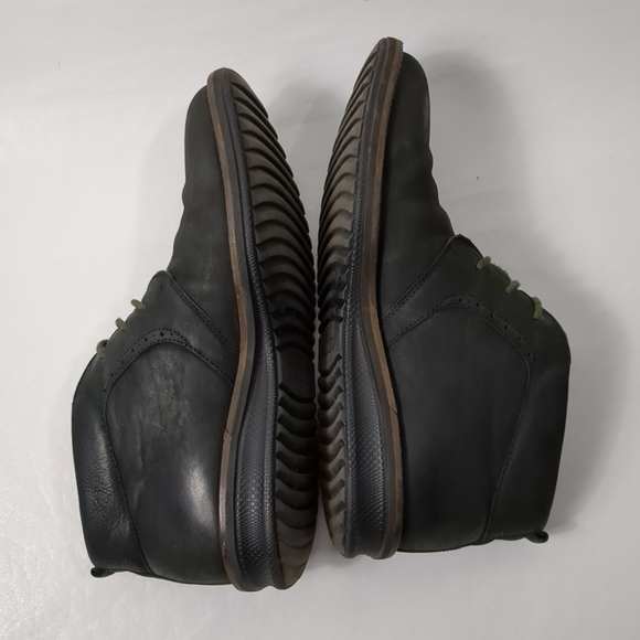 Men's ECCO TURN Black Leather Chukka Boots EU 41 - Picture 5 of 10